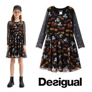 DESIGUAL | Black | TULLE MICKEY MOUSE DRESS